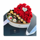 (F-008) Charming Heart Acrylic Box